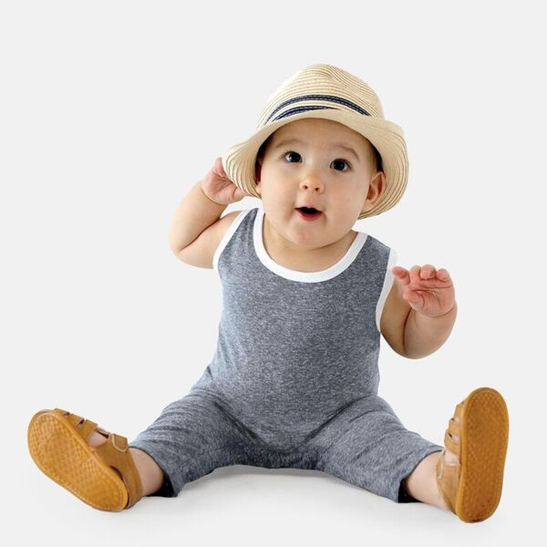 Infant Harborside Mélange Tank Romper Thumbnail