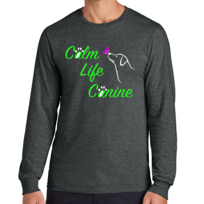 Calm Life Canine Unisex Cotton Long Sleeve T-Shirt   Thumbnail